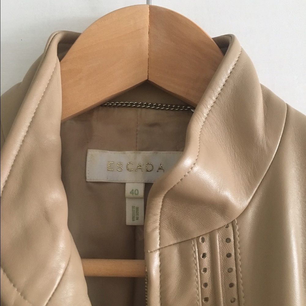Escada Leather Jacket - image 3